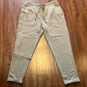New Zara Tan Joggers with Relaxed Fit and Cotton Blend